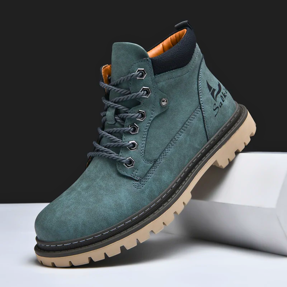 Bernard | Lace-Up All-Terrain Boots with Lugged Sole for Men