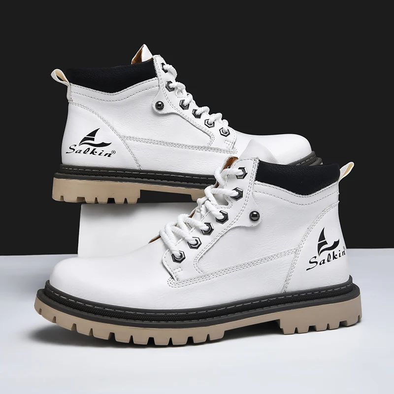 Bernard | Lace-Up All-Terrain Boots with Lugged Sole for Men