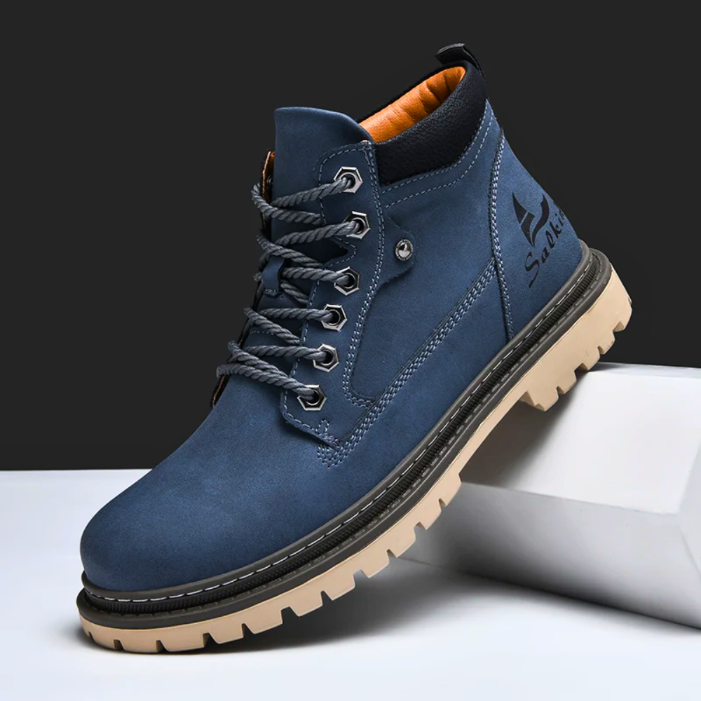 Bernard | Lace-Up All-Terrain Boots with Lugged Sole for Men
