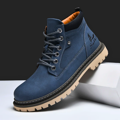 Bernard | Lace-Up All-Terrain Boots with Lugged Sole for Men