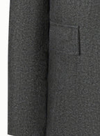 Bastian | Single-Breasted Longline Overcoat with Flap Pockets