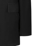 Bastian | Single-Breasted Longline Overcoat with Flap Pockets