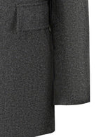 Bastian | Single-Breasted Longline Overcoat with Flap Pockets