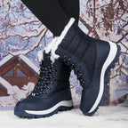 Riek | Quilted Waterproof Boots for Women with Faux Fur Collar