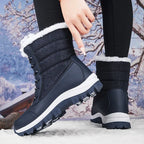 Riek | Quilted Waterproof Boots for Women with Faux Fur Collar