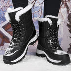 Riek | Quilted Waterproof Boots for Women with Faux Fur Collar