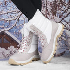 Riek | Quilted Waterproof Boots for Women with Faux Fur Collar