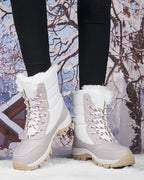 Riek | Quilted Waterproof Boots for Women with Faux Fur Collar