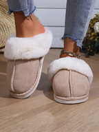 Alexis | Fuzzy Slip-On House Slippers for Women