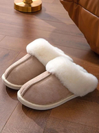 Alexis | Fuzzy Slip-On House Slippers for Women
