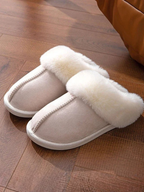 Alexis | Fuzzy Slip-On House Slippers for Women