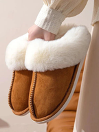 Alexis | Fuzzy Slip-On House Slippers for Women