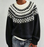 Gonne | Fair Isle Sweater with Crew Neck for Women
