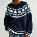 Gonne | Fair Isle Sweater with Crew Neck for Women
