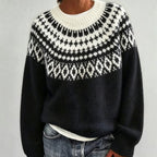 Gonne | Fair Isle Sweater with Crew Neck for Women