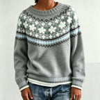 Gonne | Fair Isle Sweater with Crew Neck for Women