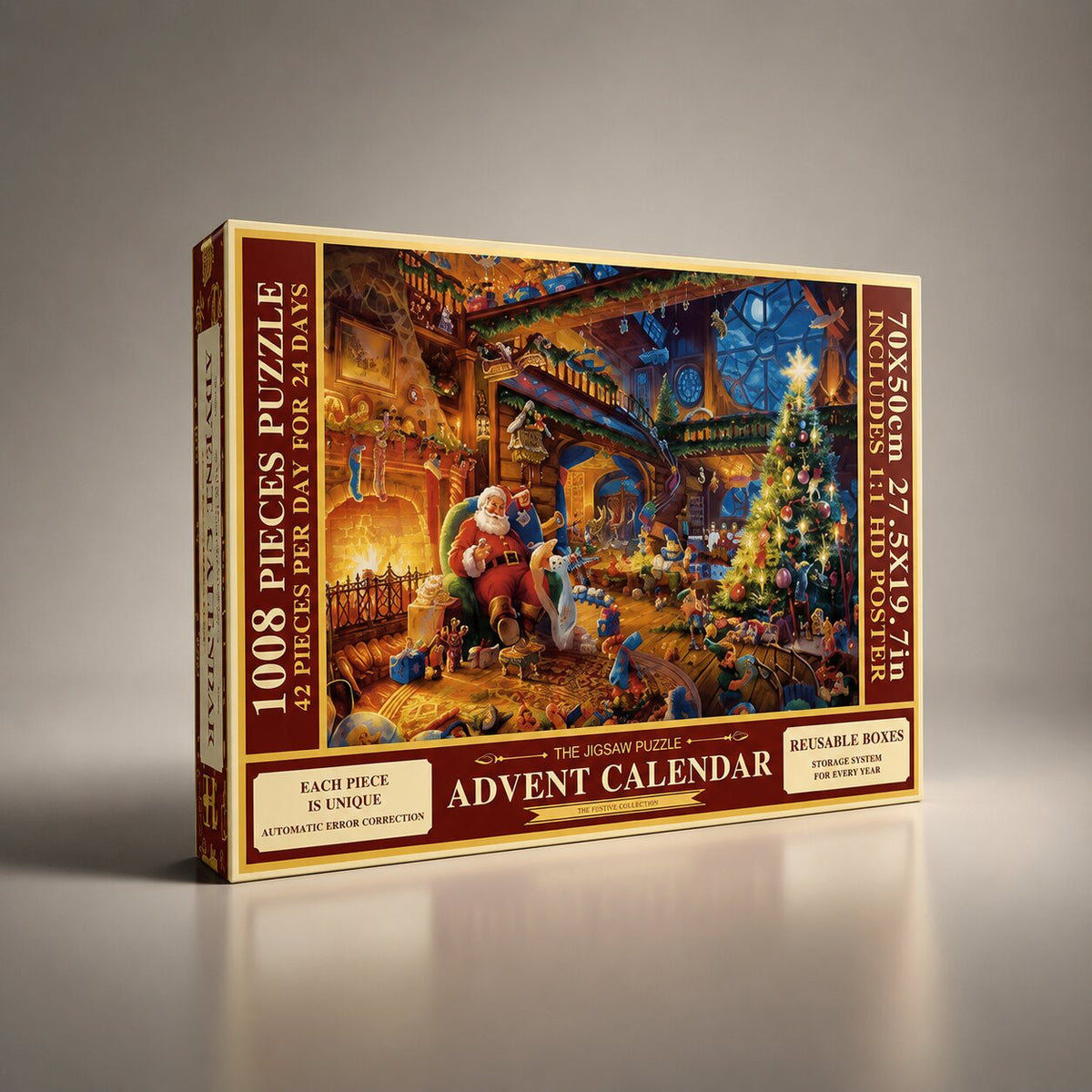 24-DAY PUZZLE ADVENT CALENDAR – 1008 PIECE JIGSAW
