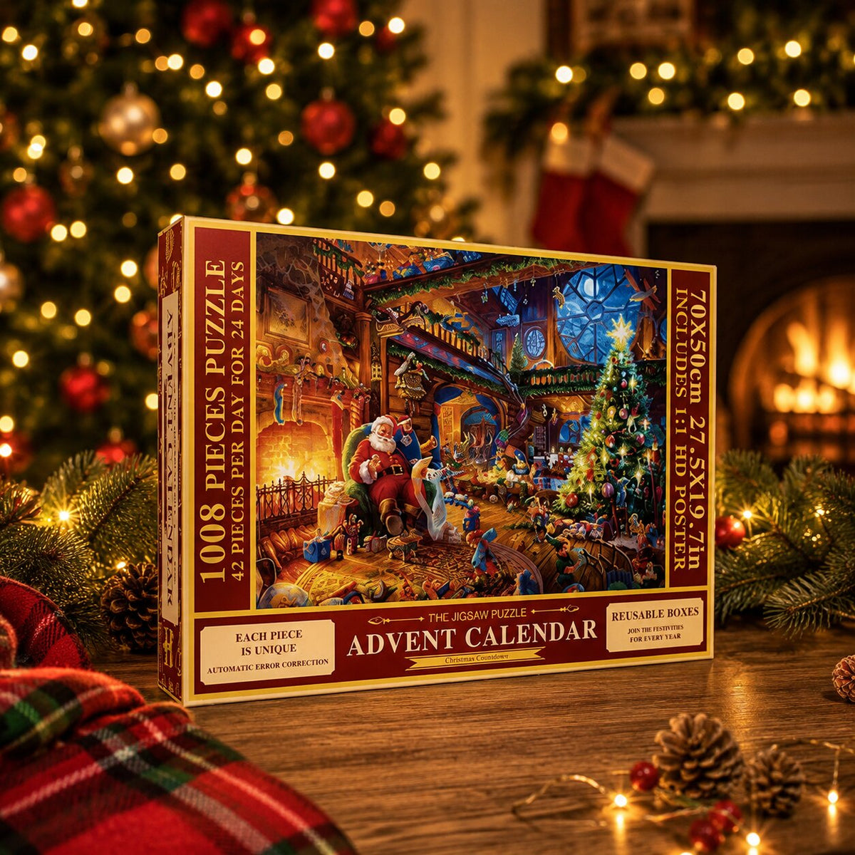 24-DAY PUZZLE ADVENT CALENDAR – 1008 PIECE JIGSAW