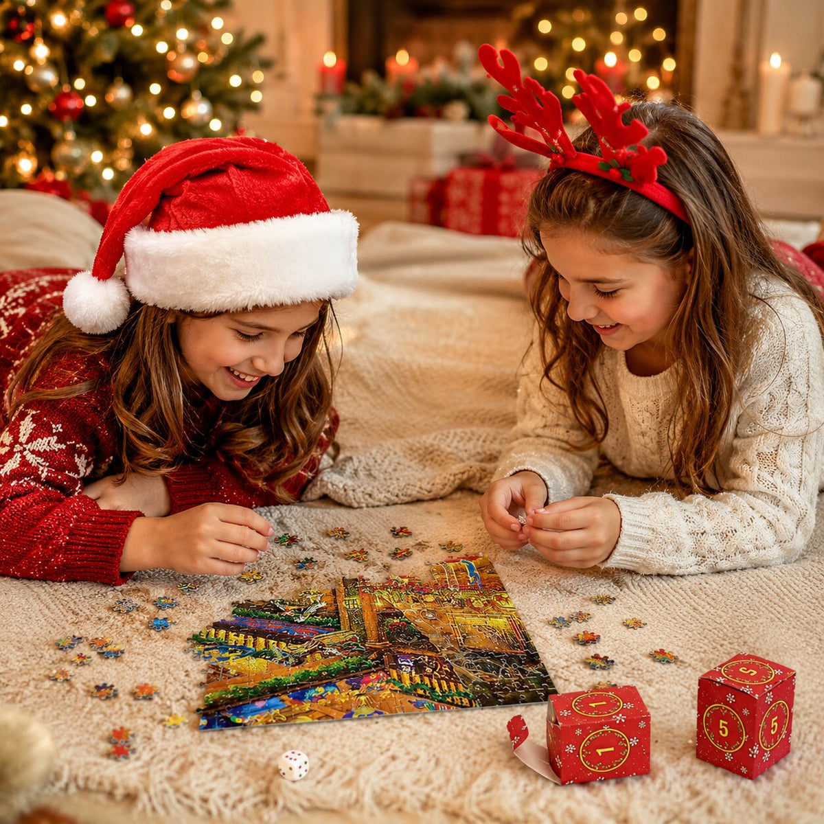 24-DAY PUZZLE ADVENT CALENDAR – 1008 PIECE JIGSAW
