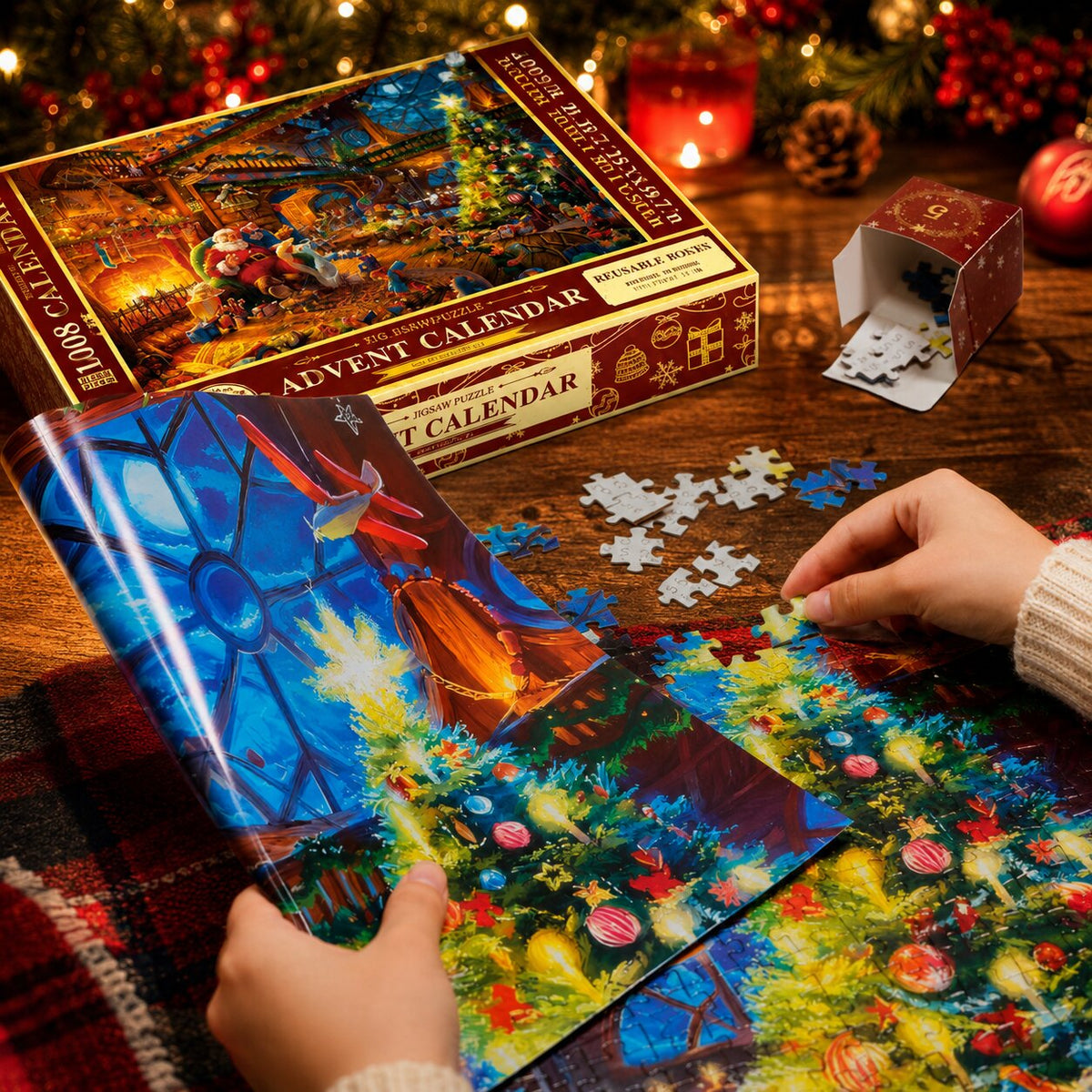24-DAY PUZZLE ADVENT CALENDAR – 1008 PIECE JIGSAW