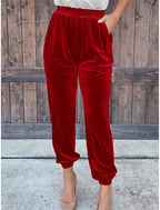 Eloise | High-Waist Ribbed Jogger Sweatpants for Women