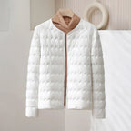 Lidewij | Wave-Quilted Snap-Front Puffer Jacket for Women