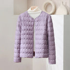 Lidewij | Wave-Quilted Snap-Front Puffer Jacket for Women