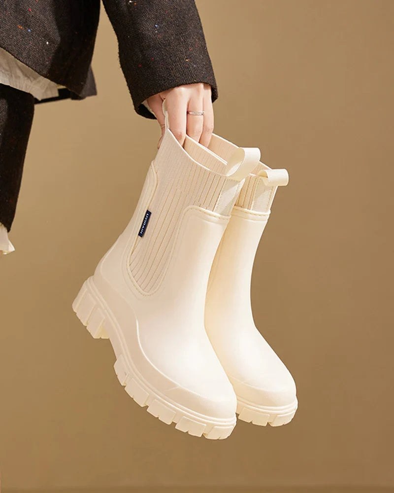 Ariane | Chunky Block Heel Chelsea Boots for Women