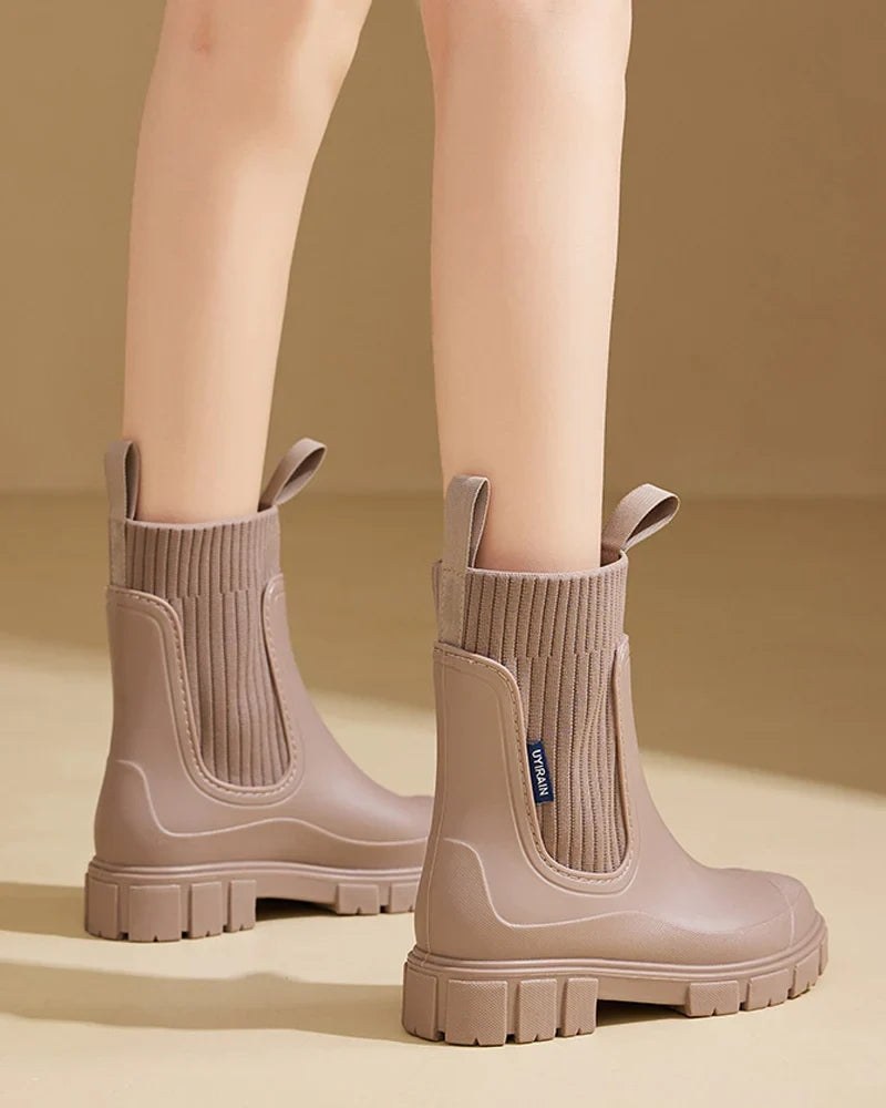 Ariane | Chunky Block Heel Chelsea Boots for Women