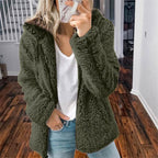 Laila | Zip-Up Hooded Fleece Jacket for Women