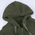 Laila | Zip-Up Hooded Fleece Jacket for Women