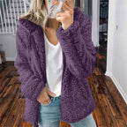 Laila | Zip-Up Hooded Fleece Jacket for Women