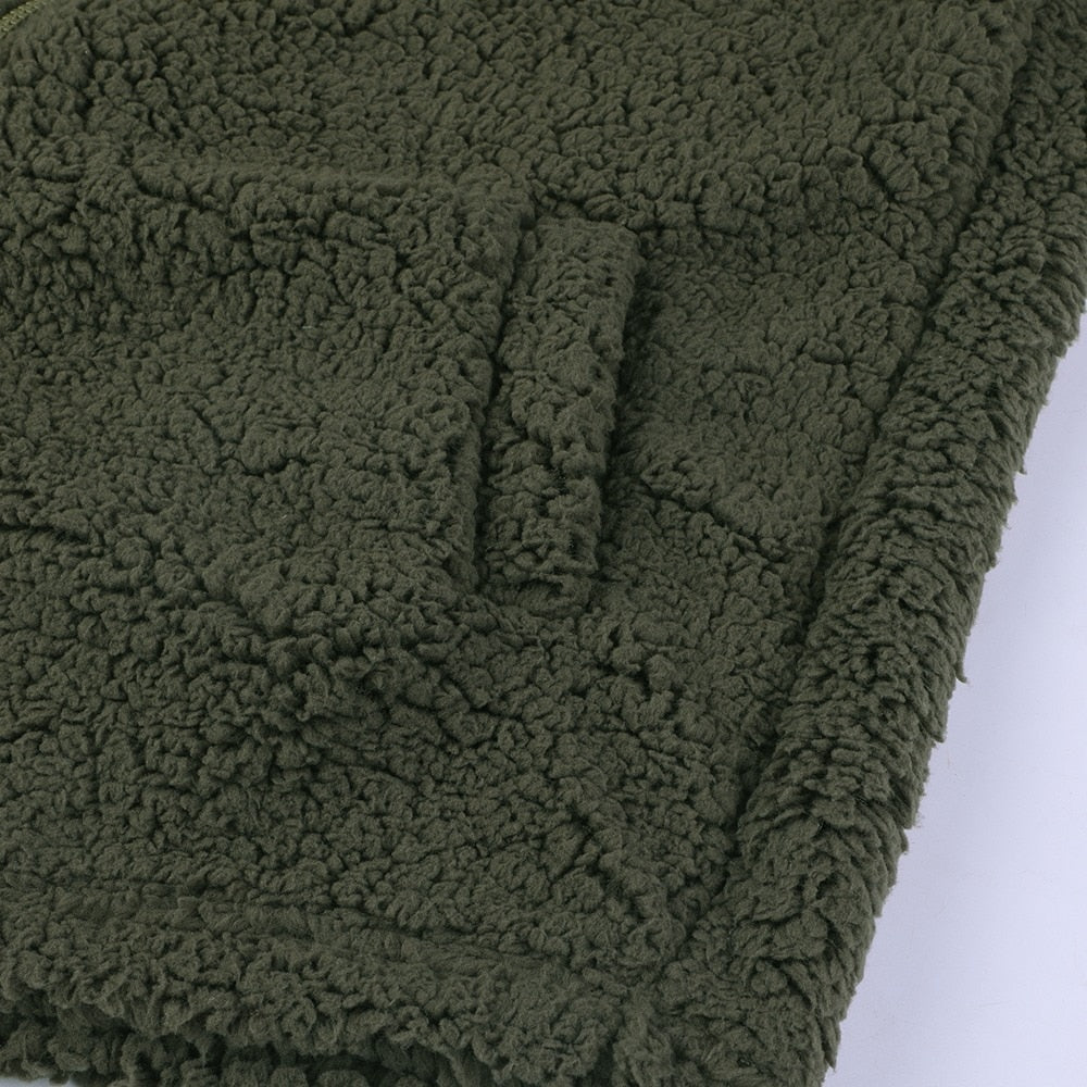 Laila | Zip-Up Hooded Fleece Jacket for Women