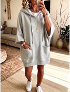 Femke | Snowcoming Dresses Oversized Hooded Pocket Dress