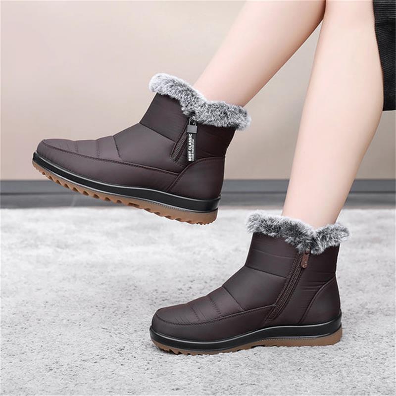 Sabina Faux Fur-Lined Slip-On Snow Boots for Women