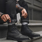 Thierry | Men's Winter Boots with Reinforced Toe and Lace-Up Front