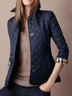 Editha | Longline Notch Lapel Coat with Belted Waist for Women