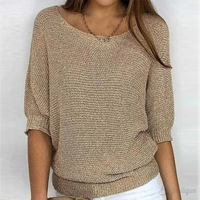 Nadja | Ribbed Crew Neck Sweater for Women
