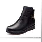 Hedda | Quilted Wide Toe Ankle Boots with Zip Closure for Women