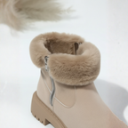 Dahna | Quilted Zip-Up Ankle Boots with Non-Slip Sole for Women