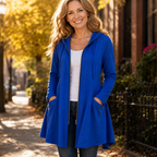 Angelique Longline Hooded Full-Zip Jacket for Women