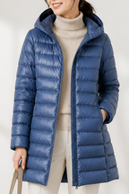 Lise | Quilted Packable Puffer Jacket with Detachable Hood