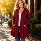 Angelique Longline Hooded Full-Zip Jacket for Women