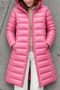 Lise | Quilted Packable Puffer Jacket with Detachable Hood