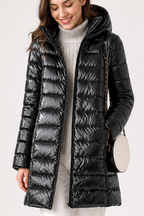 Lise | Quilted Packable Puffer Jacket with Detachable Hood