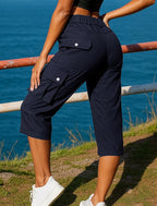 Elvira | High-Waist Cargo Sweatpants with Pockets for Women
