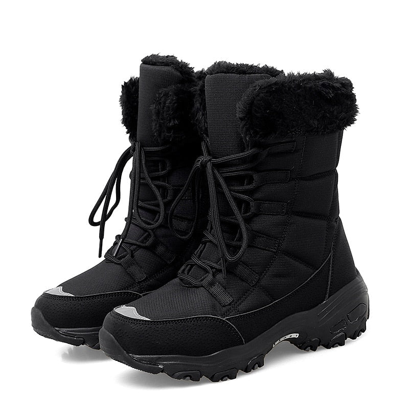 Robyn | Faux Fur-Lined Waterproof Snow Boots for Women