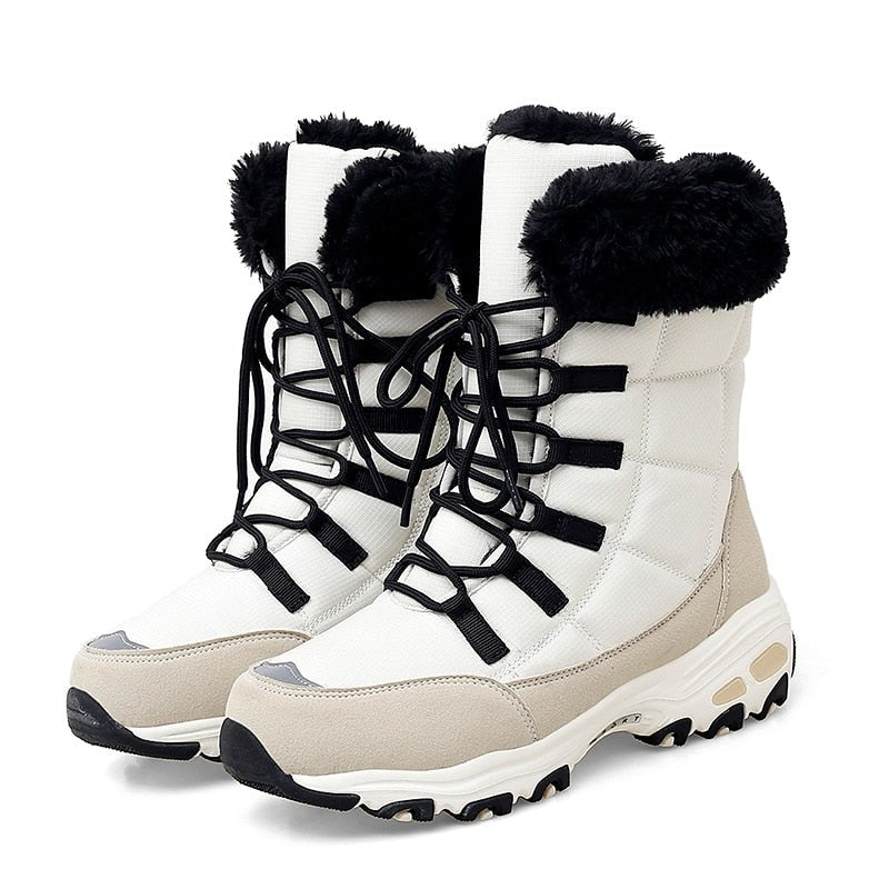 Robyn | Faux Fur-Lined Waterproof Snow Boots for Women