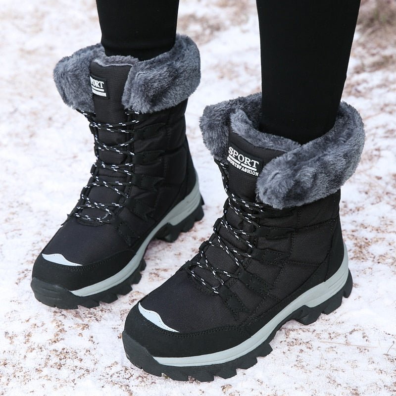 Robyn | Faux Fur-Lined Waterproof Snow Boots for Women