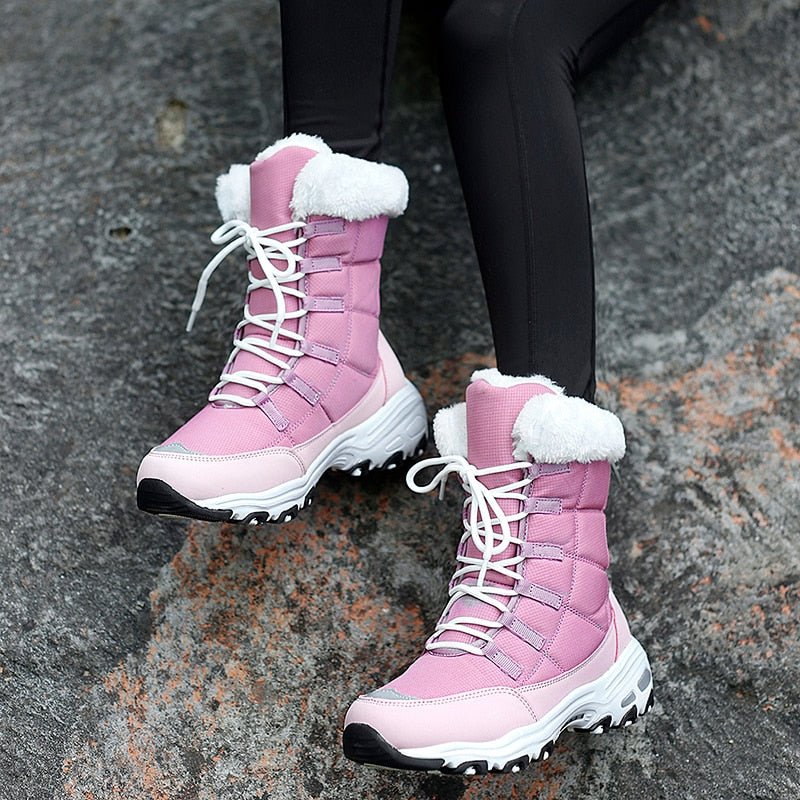 Robyn | Faux Fur-Lined Waterproof Snow Boots for Women